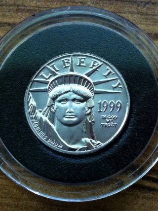 1999 1/10 Oz Platinum American Eagle photo