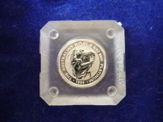 1994 Australian $15 1/10 Oz.  9995 Platinum Koala Coin Australia Case photo