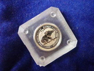 1996 Australian $15 1/10 Oz.  9995 Platinum Koala Coin Australia Case photo
