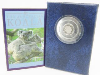 Australian Koala Platinum Proof 1989 $5 Aus.  Dollars (1/20 Oz) photo