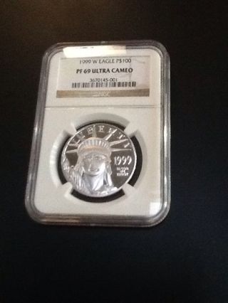 Low Mintage - American Eagle Platinum Proof 1 Oz Coin photo