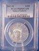 2012 W American Eagle Statue Of Liberty 1 Oz Platinum Proof Coin Pcgs Pr69dcam Platinum photo 2