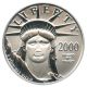 2000 Platinum Eagle $25 Pcgs Ms69 Statue Liberty 1/4 Oz Platinum photo 2
