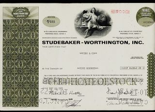 Studebaker - Worthington 500 Shares Dd 1971 Rare Olive Colour photo