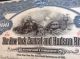 $1,  000 Ny Central & Hudson River Railroad Co.  30 Year Four% Gold Debenture 1912 Transportation photo 3