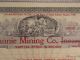 Antique 1906 Big Johnnie Mining Company Stock South Dakota Blank Certificate Stocks & Bonds, Scripophily photo 2