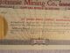 Antique 1906 Big Johnnie Mining Company Stock South Dakota Blank Certificate Stocks & Bonds, Scripophily photo 5