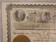 Antique 1908 Diamondfield Triangle Mining Company Nevada Stock Certificate Stocks & Bonds, Scripophily photo 1