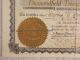 Antique 1908 Diamondfield Triangle Mining Company Nevada Stock Certificate Stocks & Bonds, Scripophily photo 2