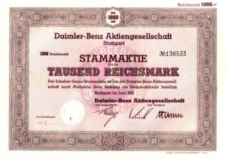 Multi - Color 1942 Mercedes Stock From Nazi Germany Rare Early Type W Star photo