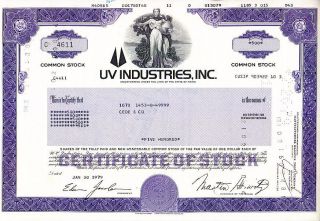 Broker Owned Stock Certificate - - Cede & Co. photo