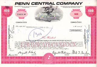 Broker Owned Stock Certificate - - Newburger,  Loeb & Co. photo