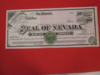 Seal Of Nevada Mining Company photo