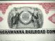 1961 Erie Lackawanna Railroad Company 100 Shares York Transportation photo 2