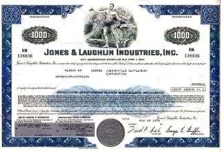 Broker Owned Stock Certificate: Securities Settlement Corp,  Payee; J & L,  Issuer photo