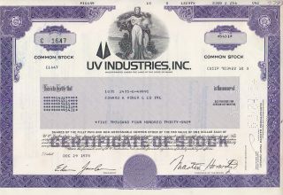 Brokerage Owned Stock Certificate - - Edward A Viner & Co. photo