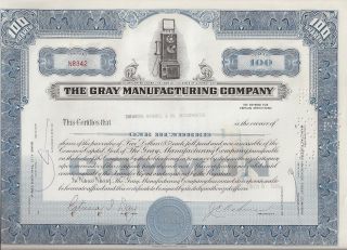 The Gray Manufacturing Company. . . . . .  1970 Stock Certificate photo