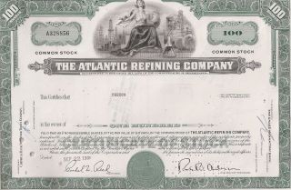 The Atlantic Refining Company. . . . . . .  1964 Stock Certificate photo