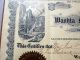 1905 Framed Stock Certificate - Washta Mining Co,  Washington State (seattle) Stocks & Bonds, Scripophily photo 1