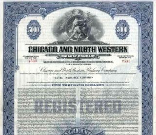 1939 Chicago & North Western Rw Bond Certificate photo