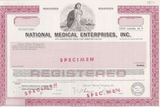 National Medical Enterprises Inc. . . . .  