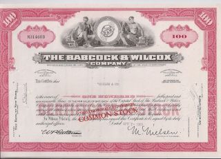The Babcock & Wilcox Company. . . . . .  1964 Stock Certificate photo