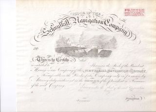 Schuylkill Navigation Company. . . . . . .  Unissued Stock Certificate photo