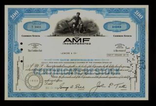 Amf Incorporated (harley Davidson Owners 1969 - 1981) Issued To Jenkins & Co photo