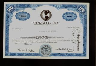 Noramco Inc Wisconsin Wi Old Stock 1966 Iss To Thomson & Mc Kinnon photo