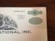 Host International,  Inc.  Specimen Certificate Of Stock Stocks & Bonds, Scripophily photo 3