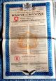 Kingdom Of Romania Stock Certificate With 33 Coupons No.  061411 1929 T3u World photo 1