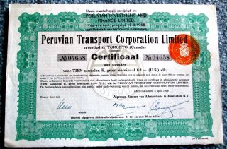 Peruvian Transport Company Limited 1956 T3u photo