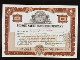 Edison Sault Electric Company Sault Ste.  Marie Michigan Iss Clifford Whitney photo