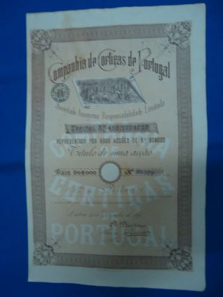 Portugal Share Companhia CortiÇas Cork 1891 Look Scans photo