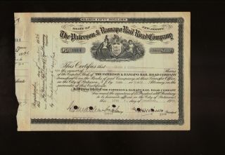 The Paterson & Ramapo Rail Road Company Jersey 1936 3 Tax/ Revenue Stamps photo