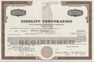 Usa Fidelity Corp Stock Certificate photo