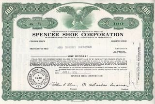 Broker Owned Stock Certificate - - Kern Securities Corp. photo