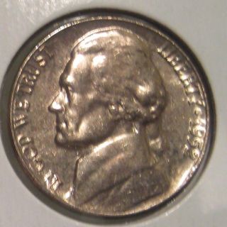 1952 Jefferson Nickel Coin Bu Unc Ms Z9 photo