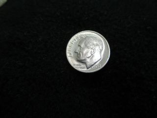 Brilliant 1952 - D Higher Grade Full Torch Split Bands Roosevelt Dime Silver Coin photo