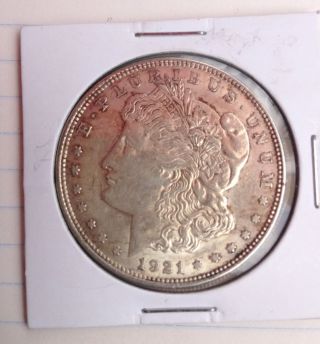 1921 Morgan Silver Dollar Coin 7 photo