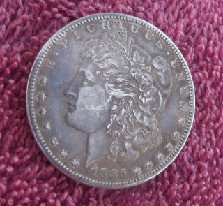 Usa.  1885 S.  Morgan Silver Dollar.  Rare Date. . . . photo
