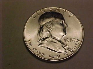 1960 Franklin Half Dollar Coin photo