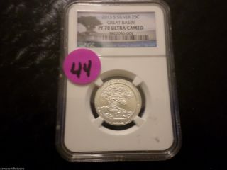 2013 90%silver Early Release Great Basin Ncg Pf70 Ultra Cameo Perfect photo