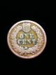 1863 Indian Head Penny Small Cents photo 2