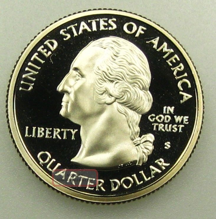 2005 S Clad Deep Cameo Proof Oregon State Washington Quarter (b05)