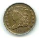 1828 Anacs Ef45 1/2 Cent Classic Head 13 Stars C - 3 Details Cleaned Half Cents photo 1