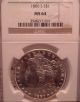 1880 S Morgan Dollar - - Ngc Ms 64 - - Certified Uncirculated By Ngc Dollars photo 2