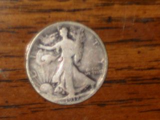 1917 Silver Walking Liberty Half Dollar - Grades 