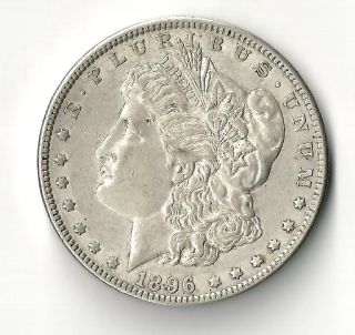 1896 $1 Morgan (90%) Silver Dollar photo