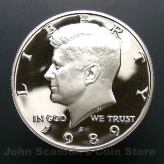 1989 - S Kennedy Half Dollar - Gem Proof Deep Cameo U.  S.  Coin photo